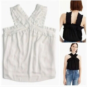 J.crew Drapey Wrap front top 4 NWT